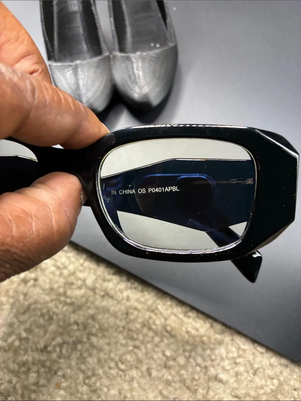 The coolest blue light Fashion Nova Black Angular Rectangular Women's Glasses